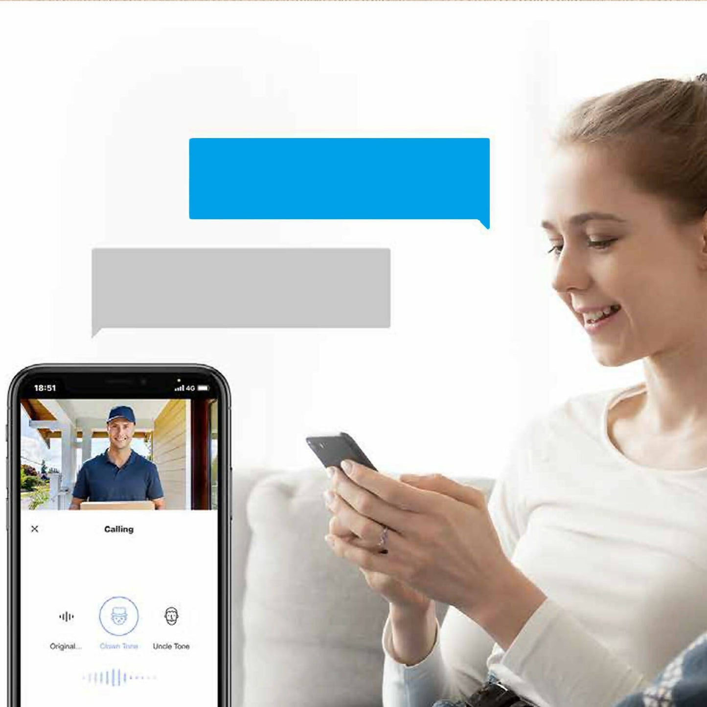 Mirilla y timbre inteligente sin cables DP2