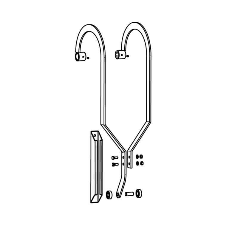 HS BASIC LITTLE herraje saxo puerta basculante tipo chalet