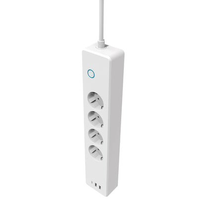 muvit iO Regleta Wifi con 4 tomas de corriente, 2 puertos USSB QC3.0 (18W) 1 puerto Tipo C PD (20W) y monitor de energía