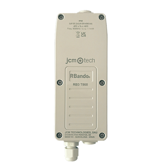 Emisor de seguridad RadioBand 3G para instalar en la puerta conectado a una banda de seguridad